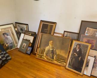 Framed and unframed art