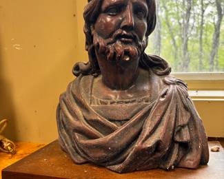 Plaster bust