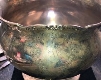 5.5 lbs sterling silver punch bowl (only cash accepted as payment) 