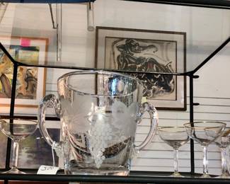 The other of the pair of huge Frenchchampagne buckets