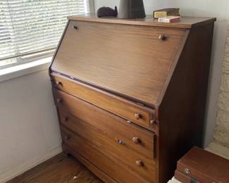 Mid 20th century slant style revival desk