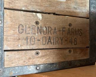 Glenora Farms Dairy crate