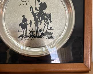 Sterling Piccaso Plate from George Washington mint