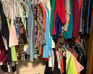 Womens clothing and shoes.  some NEW with tags
