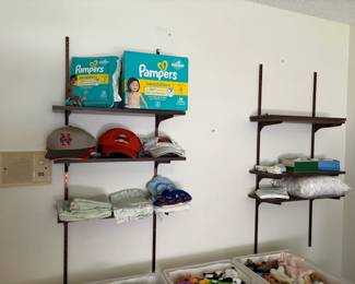 caps, diapers, baby items