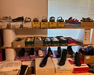 Women's shoes--some never worn  sizes 9 and 9 1/2