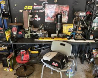 Belt sander, drill press and more!