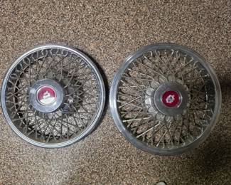 1982-1986 Oldsmobile Cutlass Ciera Wire Wheel Covers 13"  & 14" Hubcaps