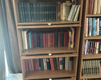 Lawyer's Bookcase filled with OLD, Vintage books!!
