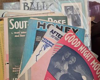 Vintage Sheet Music!!
