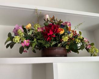 Silk flower arrangement 