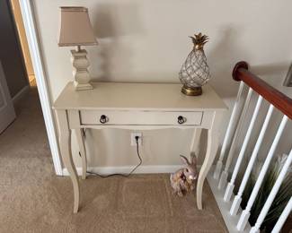 Cream Console/Entry Table