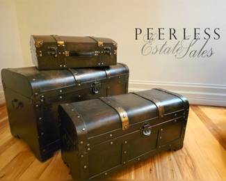 Set of 3 Decorative Chests bid #54