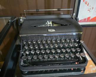 Vintage typewriter