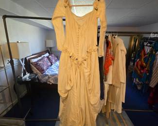 French silk dupione wedding dress