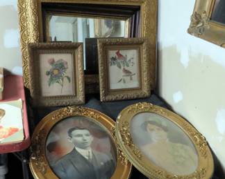 Gold Gesso Victorian Picture Frames