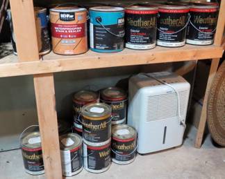 20+ Gallons of WeatherAll Exterior White Paint