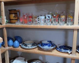 Flow Blue China, McCoy Pottery & Staplers