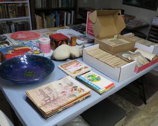 Postcard Collection & Cookbooks