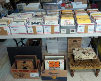 Huge Collection of 45 rpm records