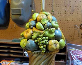 Huge Marbro Topiary Lamp W/ Label