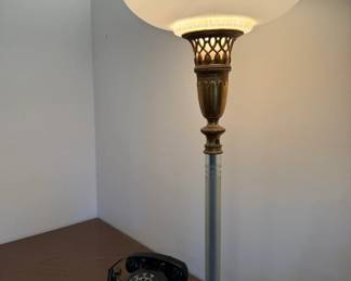 Gorgeous floor lamp (and telephone!)