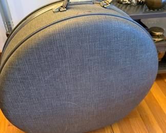 Big ol' stack of vintage luggage. More at sale!
