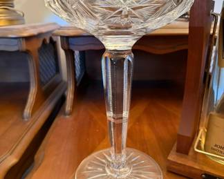 Vintage Leaded crystal compote 