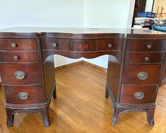 INlaid desk to match dresser and headboards