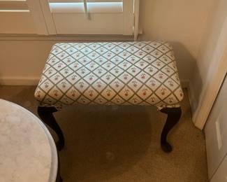 upholstered bench