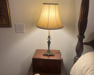 lamp and jewelry box