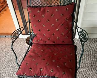 wrought iron chair