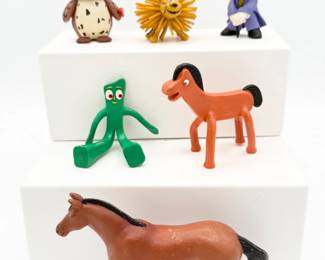 73 CollectionofMiniatureToyCollectablesGumbyJoker