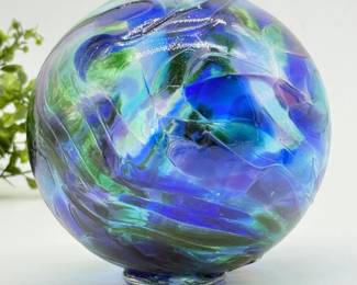 2 SignedPyromaniaGlassStudioHandBlownGlassBallOregonFloats