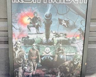 93 IronMaidenAMatterofLifeandDeathFramedPosterOfficialLic
