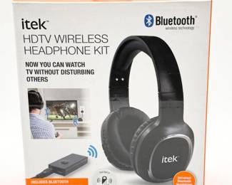 110 iTekHDTVWirelessHeadphoneKitwBluetooth