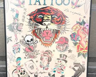 82 EdHardyTattooFlashWallArtDecorPlaque