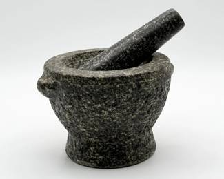 111 CilioGraniteMortarPestleHeavyStoneGrinder