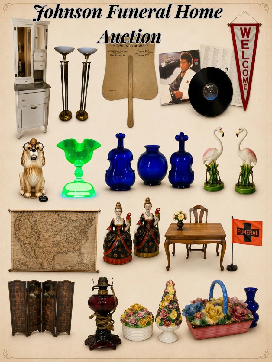 Johnson Funeral Home Auction