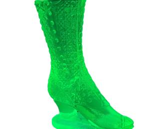 Uranium Glass Bouquet Holder Patent Applied For Boot