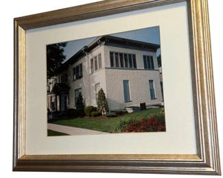 Local Interest Johnson Funeral Home + Klink Framed Photo