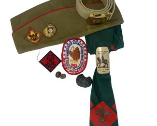 1966 Boys Scouts Scout-O-Rama Hat Kerchiefs Anthony Wayne Area Council