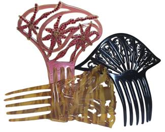 Three Spanish Hair Combs