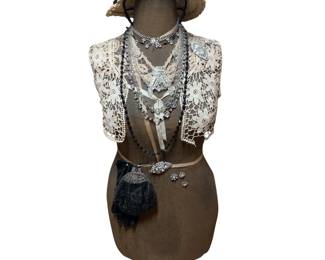 "Leilah" the Dress Form Antique Jewelry Art Deco