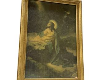 Christ in Gethsemane Agony in the Garden Jesus Print