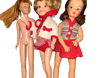 1963 Skipper 1964 IDEAL Pos'n Pepper 1964 Topper Penny Brite Dolls