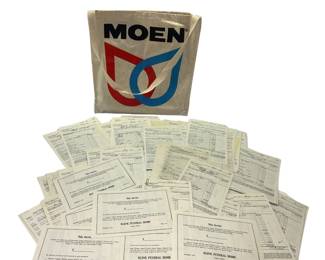 Funeral Home Receipts Moen Canvas Bag