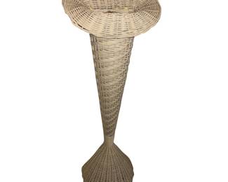 3FT Wicker Rattan Flower Holder White Wedding Event