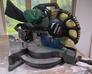 Hitachi C12FDH 12" Dual Bevel Compound Miter Saw with Laser