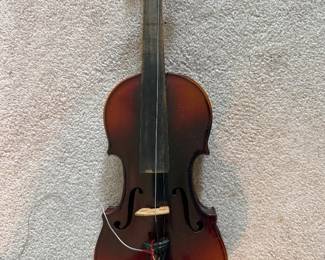 Vintage Stradivarius Cremonenfis 17 violin, case & bow